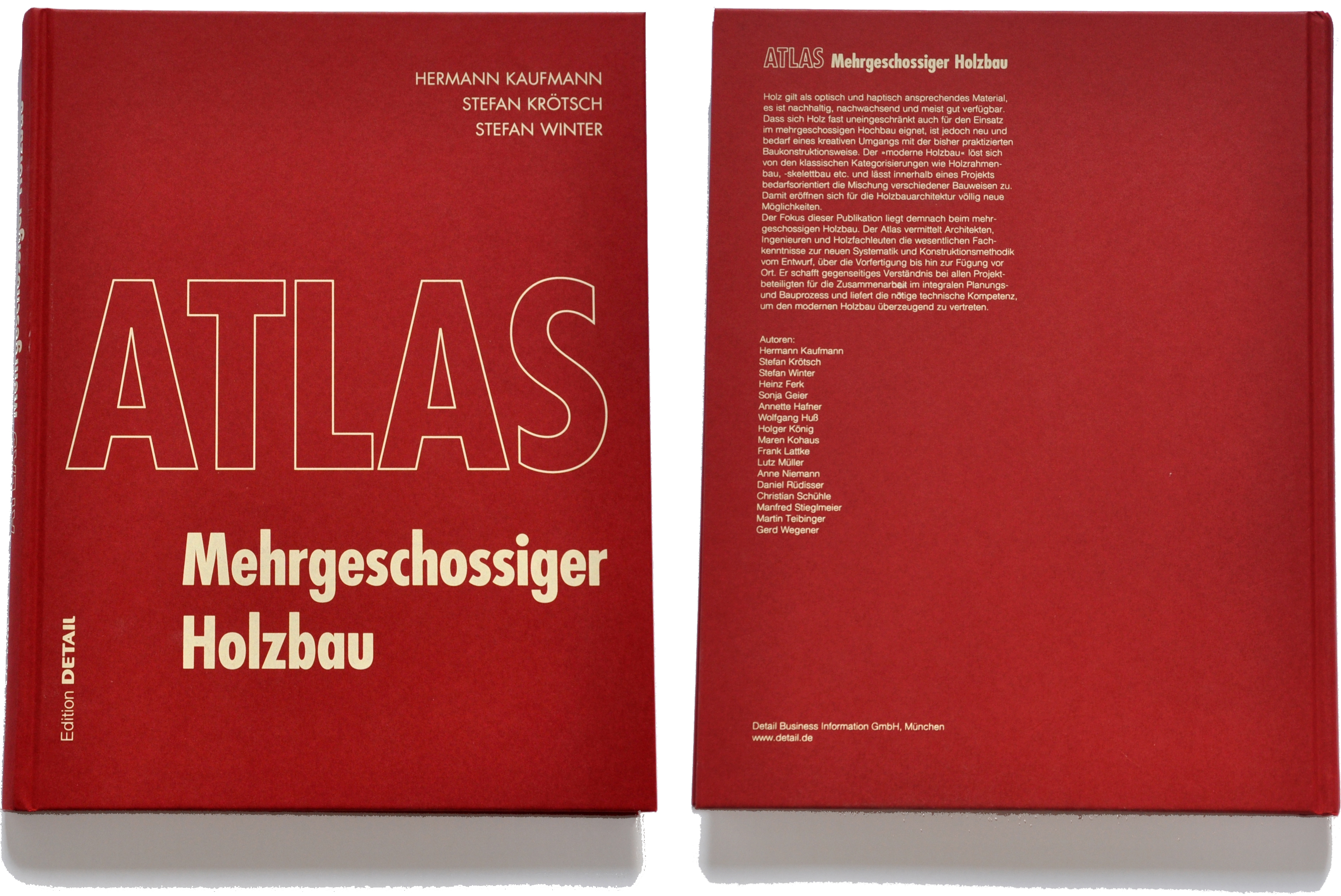 ATLAS Mehrgeschossiger Holzbau, Edition DETAIL, 2017
