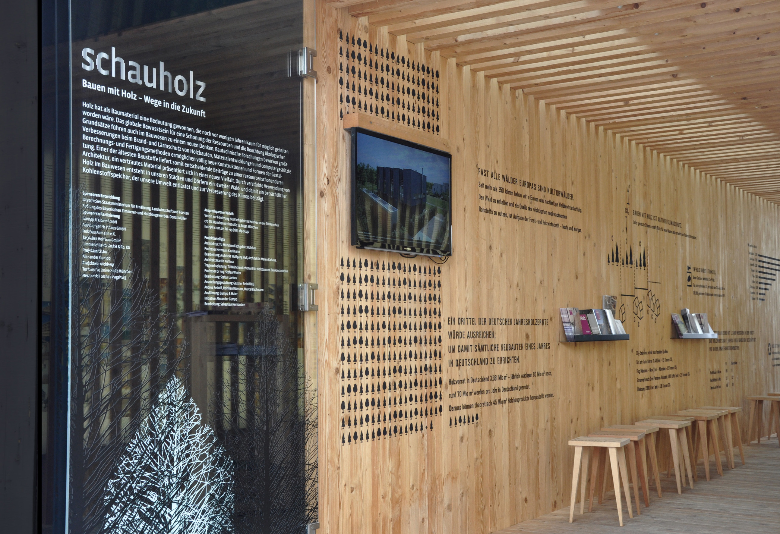 "schauholz" auf dem Bayrischen-Zentral Landwirtschaftsfest beim Oktoberfest München, Foto: Maren Kohaus