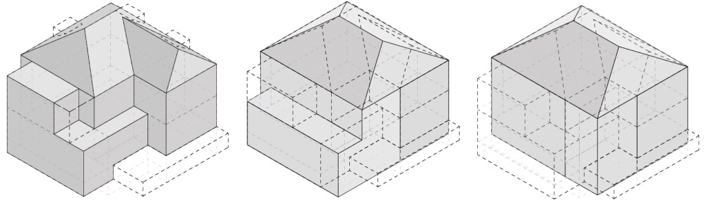 Unterschiedliche Varianten zur Optimierung der Bausubstanz unter Berücksichtigung des Flächenzuwachses und der prognostizierten Kosten